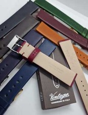 Pregiato Cinturino artigianale cavallo CORDOVAN Handmade in Italy Alta Qualità