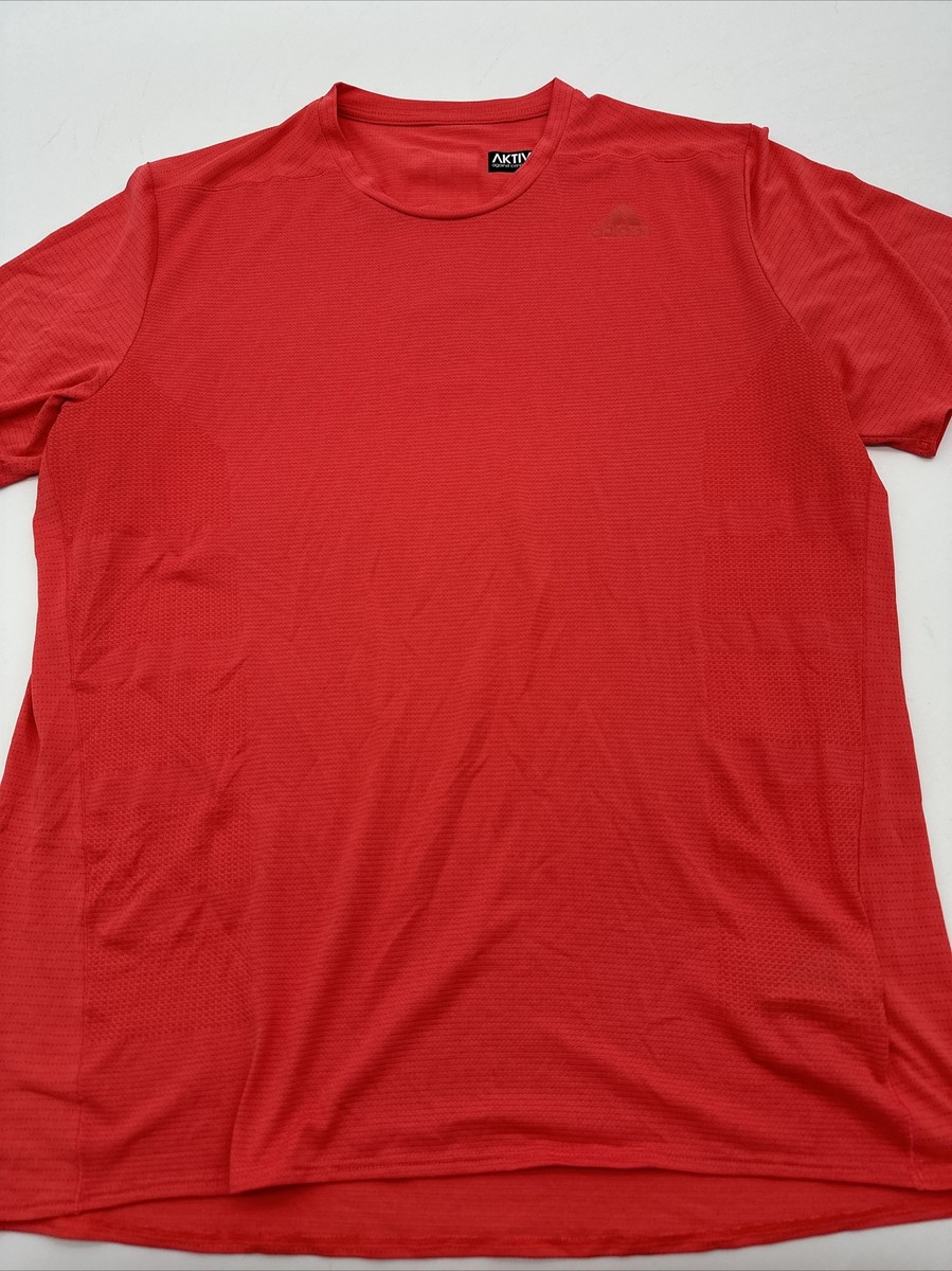 Aktiv Against Cancer T-Shirt Men Large Solid Pink Solid Adidas