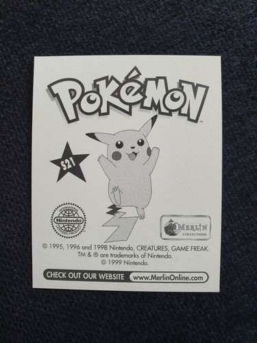 Merlin Pokemon Sticker aussuchen pick choose S1 - S36 Serie 1 Holo Foil Glitzer - 第 43/73 張圖片