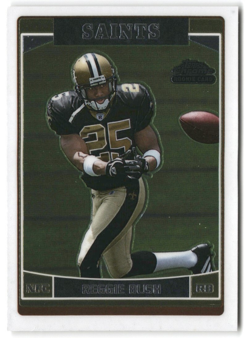 2006 TOPPS CHROME RC #221 REGGIE BUSH