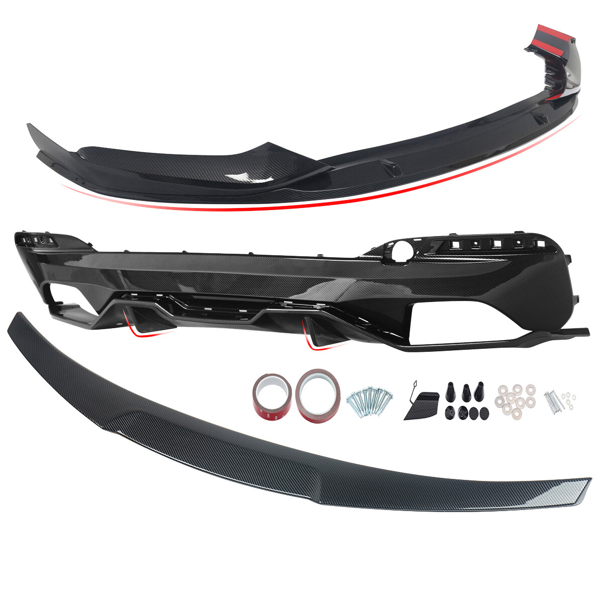 For BMW G30 M Tech MP Style 2017-2019 Carbon Fiber Style Aerodynamic Body Kits