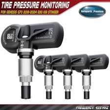 4Pcs 433MHz TPMS Tire Pressure Monitoring Sensor for Kia Stinger Genesis G70 G90