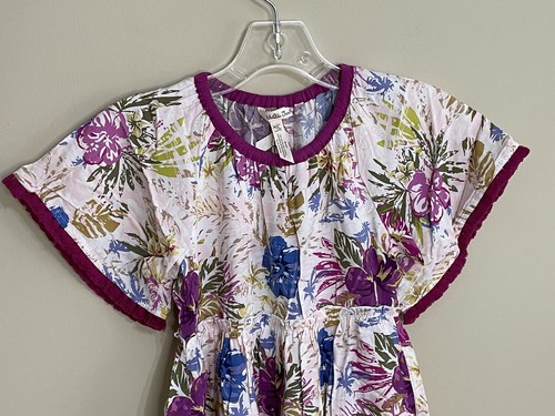 NWT Matilda Jane size 10 Bird of Paradise Floral Tiered short sleeve Dress - Picture 2 of 8