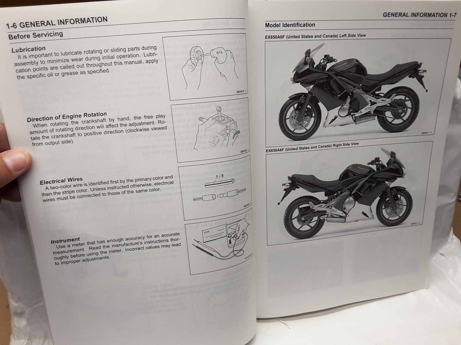 Buy Factory Service Repair Manual Kawasaki Ninja 650r 2006 OEM online | eBay