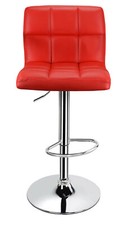 Faux Leather PU Bar Stools Breakfast Bar Chair Kitchen Stool Swivel Barstool-109