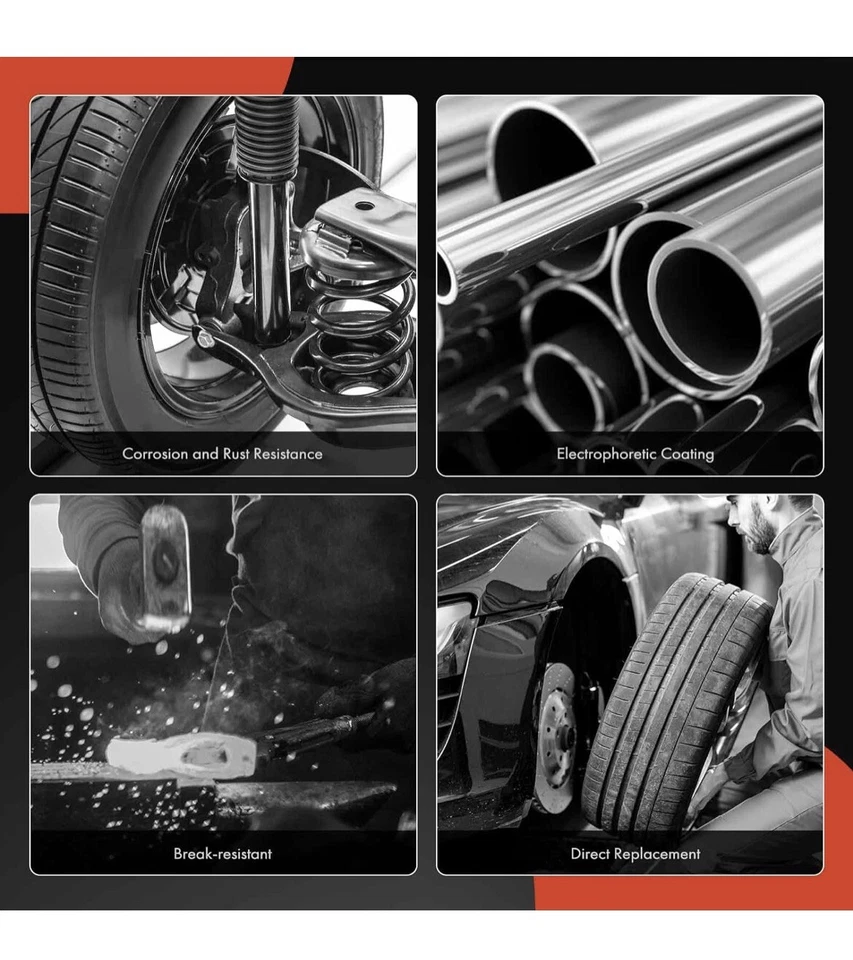 A- Premium nudillo de dirección conductor delantero izquierdo 2003-2006 Subaru Baja 2004 2005 Foto 2 de 4