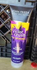 New John Frieda Violet Crush For Blondes Purple Shampoo 8.3 oz (H6)
