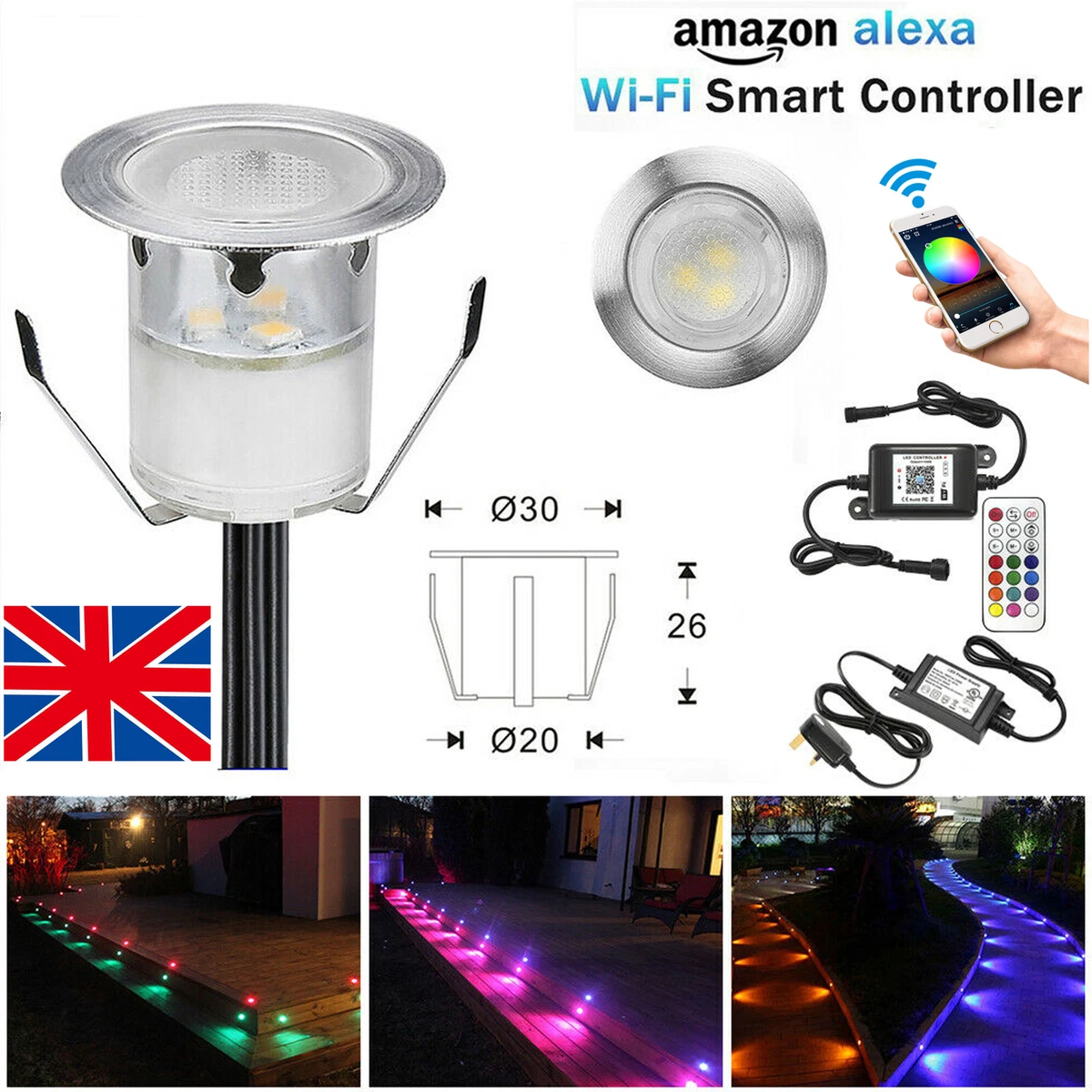 Wifi deck lights deals
