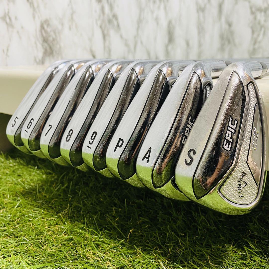 Golf Iron Set Callaway EPIC FORGED STAR N.S.PRO Zelos 7 (S) 8pcs 5