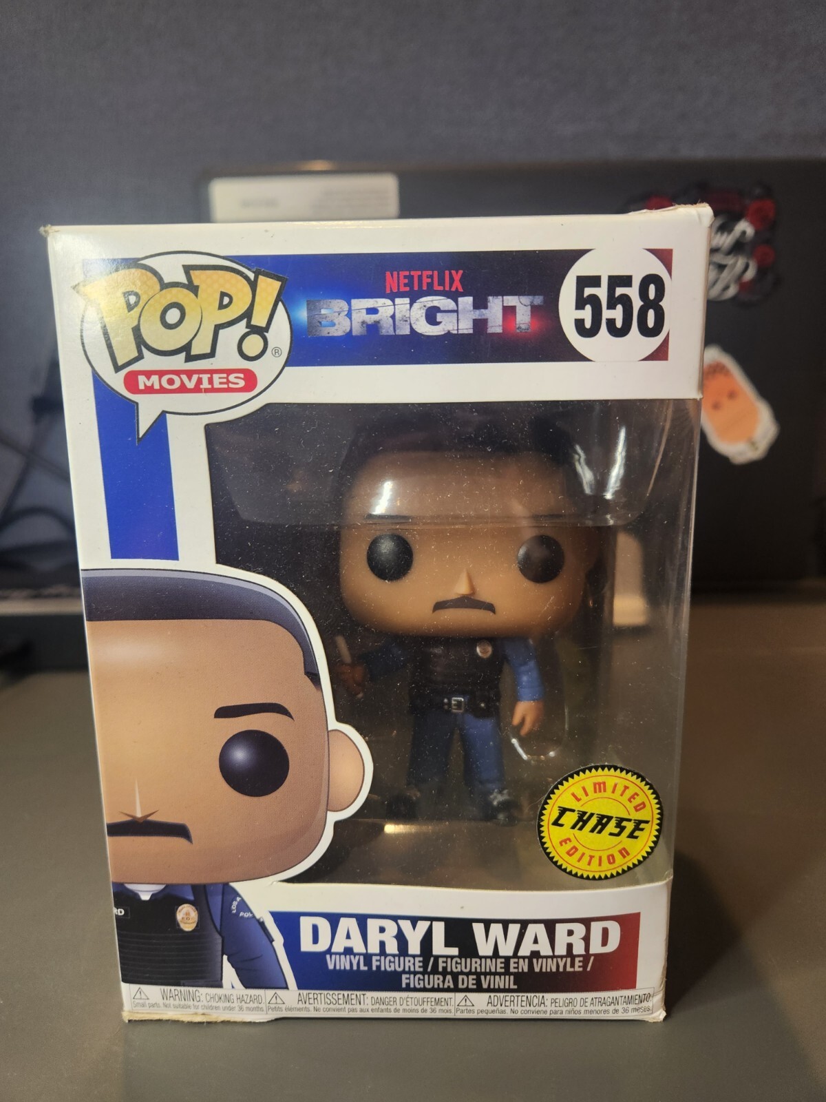 Sale Funko Pop! Movies: Bright Daryl Ward W/ Wand #558 Chase Nib