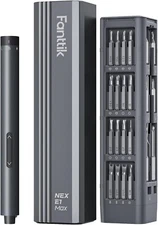 Fanttik E1 Max 3.7V Mini Precision Electric Screwdriver, 50-in-1 Magnetic Bits,