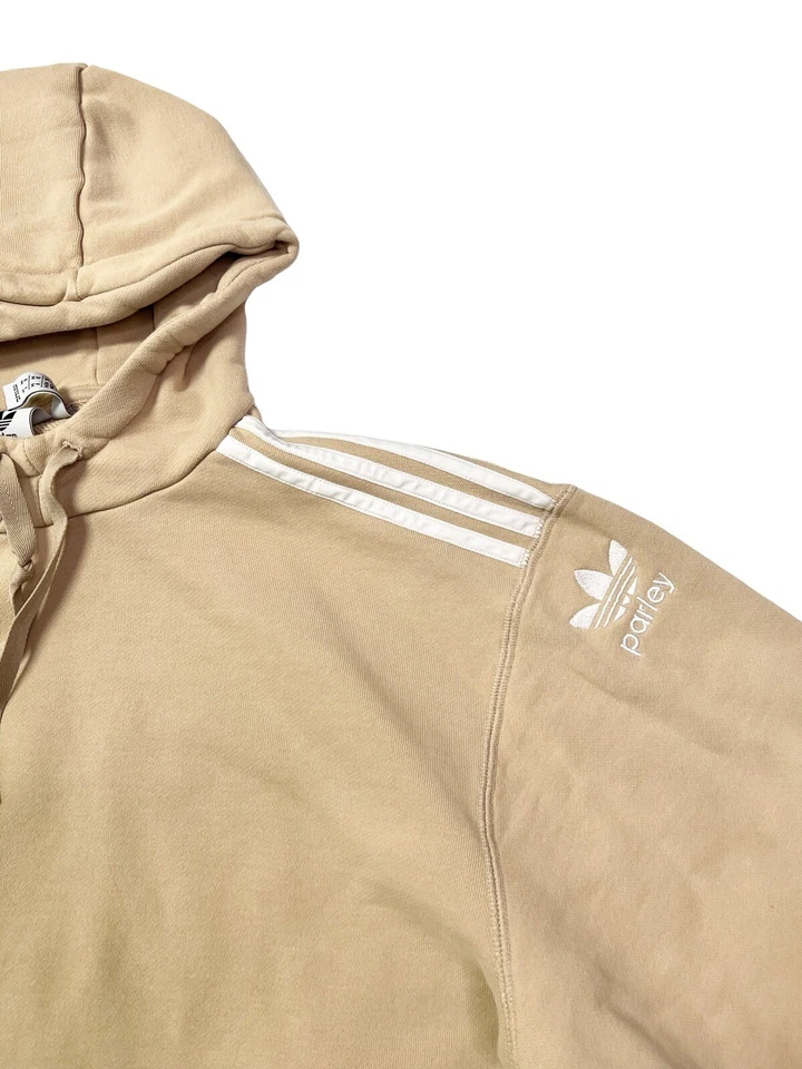 Adidas X Parley Sudadera con Capucha Negra Unisex M Trifolio Algodón Orgánico Clásico Foto 3 de 4