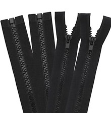 4PCS 5 26inch Separating Jacket Zippers for Sewing Coats Jacket 26 inch Black
