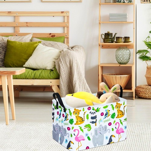 Gift Storage Basket Foldable Clothes Organizer Nursery Bins For Womenwaterproof - Picture 4 of 7