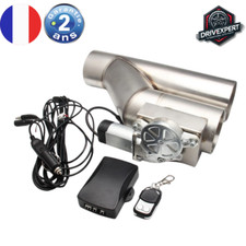 Valvola di scarico tubi elettrici universali 3" con telecomando - acciaio inox