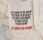 Infowars It's Great To Be Human  100% Red Blooded   Mens White T-Shirt  Size 3XL — photo 2