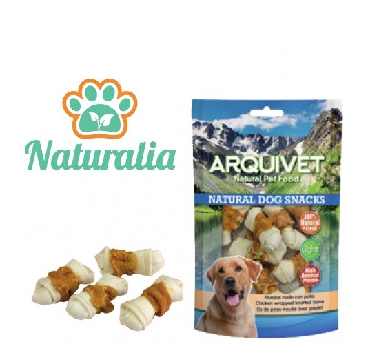 SNACK CANE ARQUIVET - NODINI DI POLLO ARROTOLATO 100G