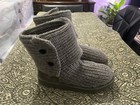 🔥SALE!-UGG Cardy #5649 Knit Boots Women’s Size 5  Grey Suede EUC! — photo 1