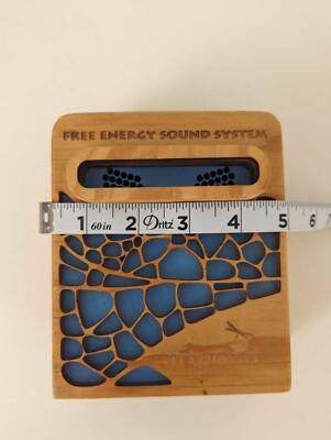 Wooden Handmade Free Energy Sound System for Phones 
