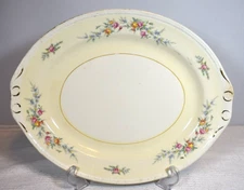Georgian Eggshell Serving Plater Homer Laughlin (see pics for condition details)