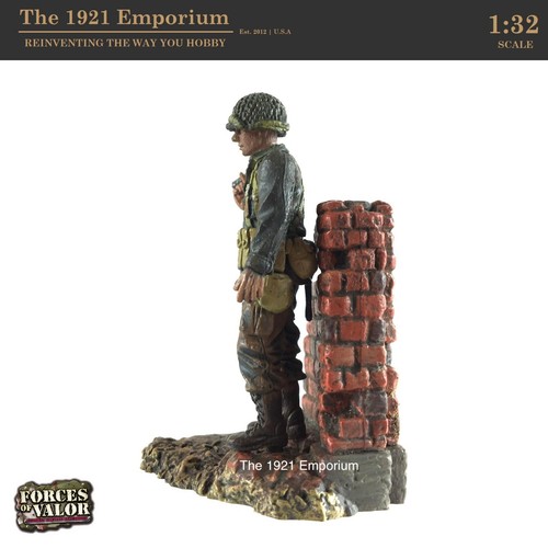 ✙ 1:32 Unimax Toys Forces of Valor WWII US Army Infantry Thompson Soldier Figure - Picture 2 of 3