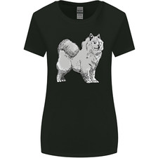Un T-Shirt Femme À Coupe Large De Chien Samoyède