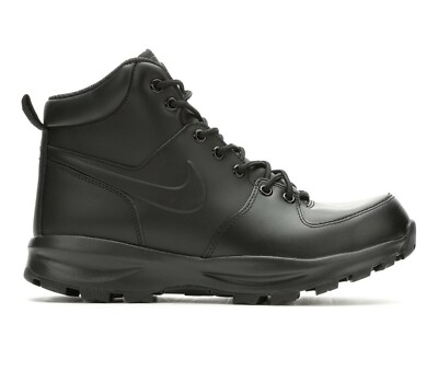 NIB Men's Nike Manoa Leather Lace-Up Boots Shoes Last once Black Frday  Price