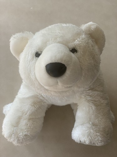 Build A Bear weißer arktischer Eisbär aus Plüsch ca. 16’’ Zoll lang - Bild 1 von 4