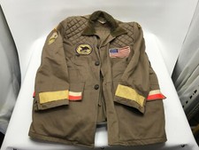 Vintage Ted Williams Brown Jacket with NRA Patches About a Large