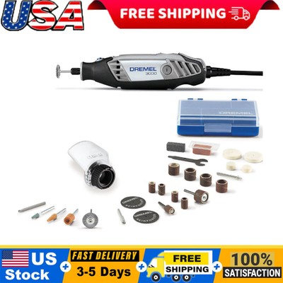 Corded Variable Speed Rotary Tool Kit W/ Attachment 25 Accessories For Cutting