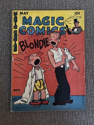 Magic Comics #82 May 1946 Golden Age Comic FR/GD JP