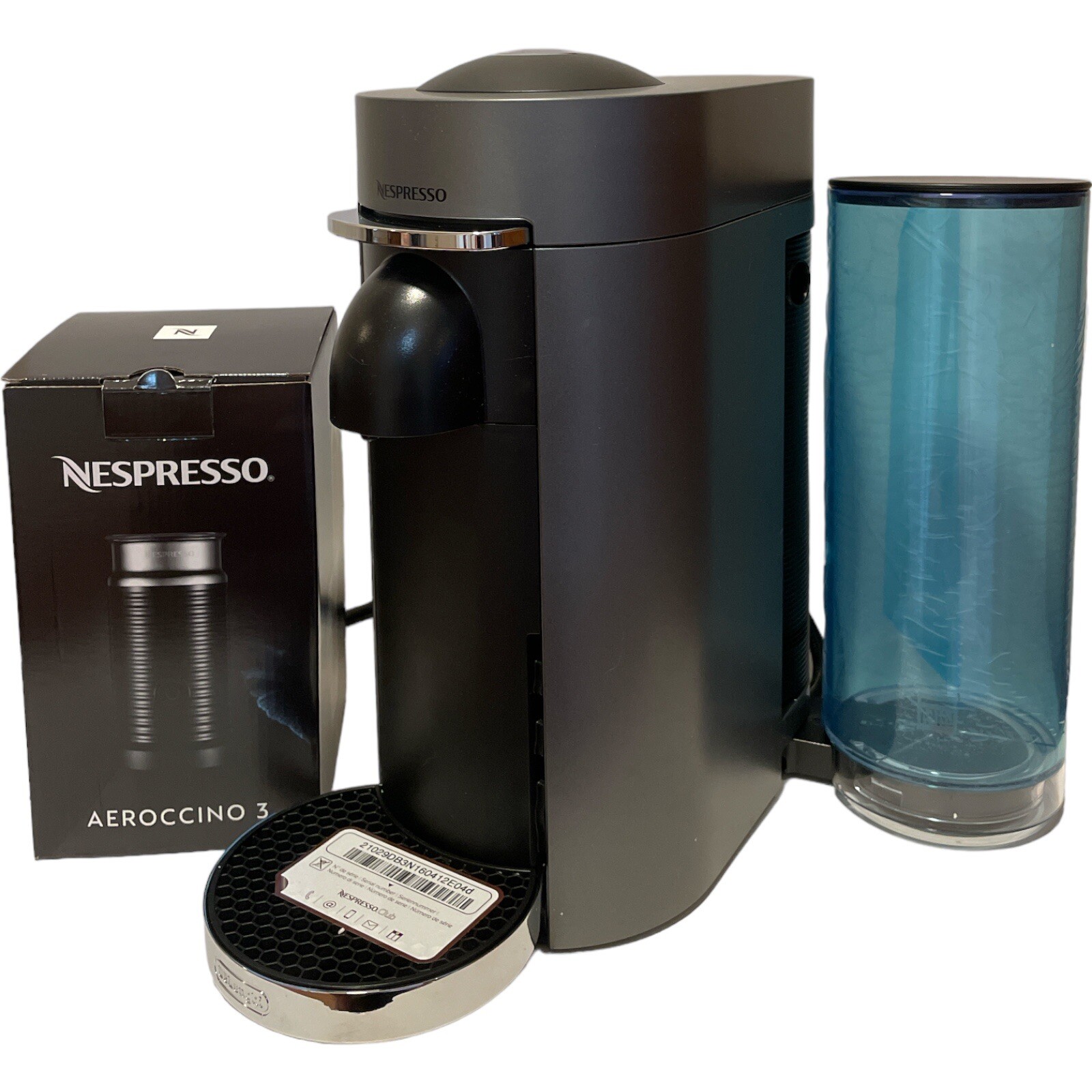 DeLonghi Nespresso ENV155TAE VertuoPlus & Aeroccino Coffee New Open Box