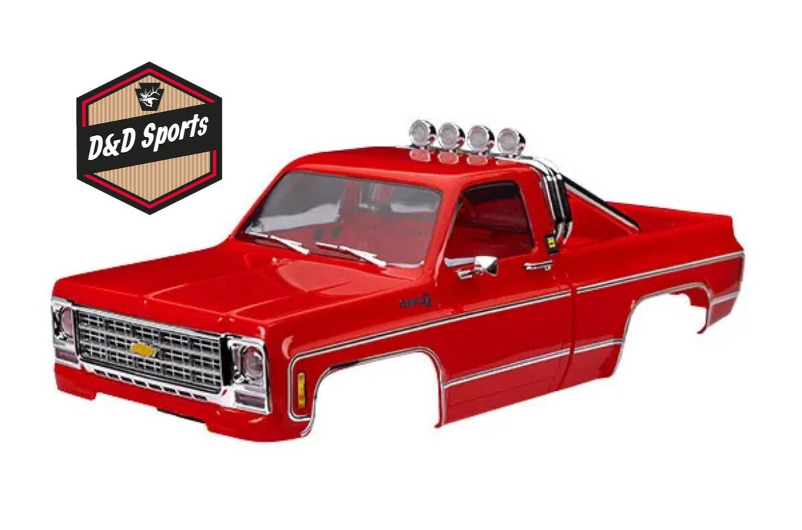 Traxxas 9811-RED - Body TRX-4M Chevy K10, Red | eBay