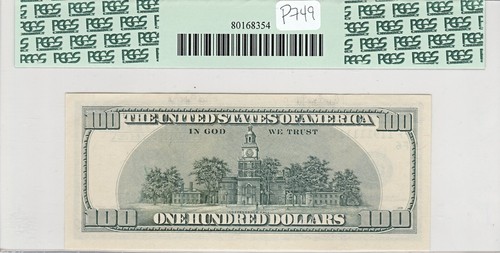 2003A Binary 7-of-a-kind $100 Federal Reserve Note Atlanta PCGS 45 PPQ EF FRN - Picture 6 of 7