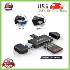 Card Reader USB 3.0 Type C Micro SD TF OTG Smart Memory Adapter Laptop Computer