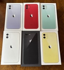 Apple iPhone 11 64GB BOX ONLY -4 boxes, 1 box 128 GB, 1 IPhone 8 64GB box