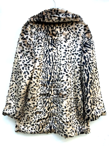 Abrigo De Piel Sintética De Leopardo Zara Talla S Ref 1255/771 - Imagen 2 de 6