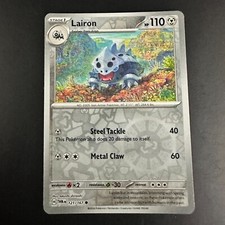 Pokémon TCG Lairon SV06: Twilight Masquerade 121/167 Reverse Holo Common
