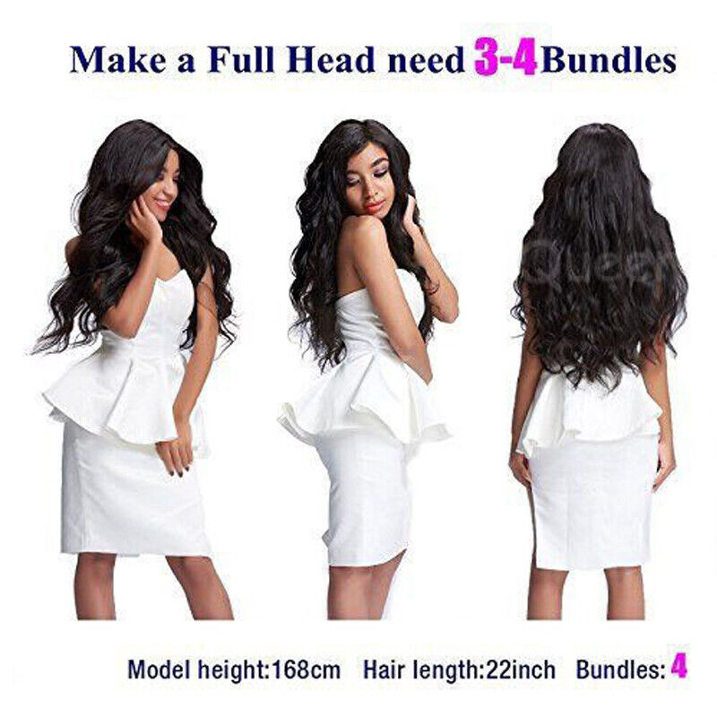 Brazilian Virgin Human Hair Extensions Unprocessed Weave Weft 1-3bundles Kinly A Natychmiastowa dostawa w specjalnej cenie
