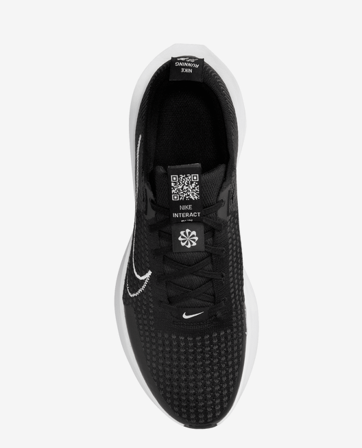 Nike Interact Run Black White FD2291-001 Men's SZ 8-13 Nike Interact Run Black White FD2291-001 Men's SZ 8-13