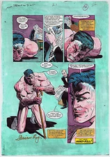 BATMAN SHADOW OF THE BAT 21 COLORED PRODUCTION ART SIGNED ADRIENNE ROY COA PG 24