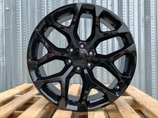 20 Gloss Black Rst Chevy Silverado 1500tahoe Wheels Set 20x9 1999-2024