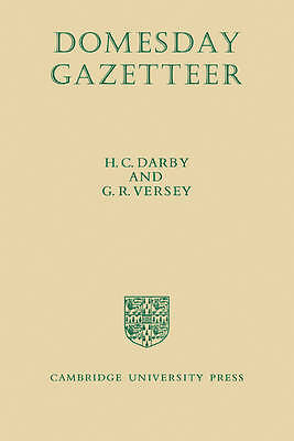 Domesday Gazetteer Darby Versey Paperback Cambridge University Press