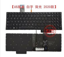 New For Lenovo Legion 5-15ARH05 5-15ARH05H Keyboard US white Backlit No Frame