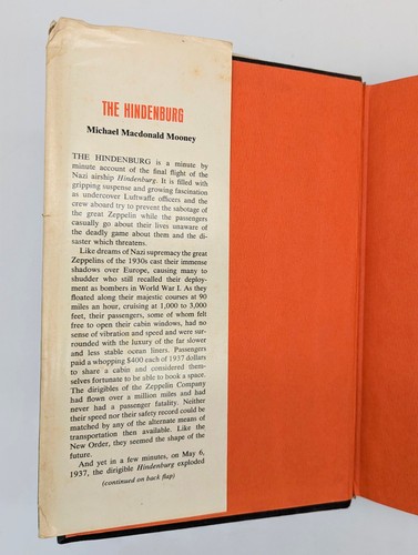 The HINDENBURG by Michael M. Mooney 1972 1st ed DJ/HC Zeppelin, Airship disaster - Picture 6 of 11