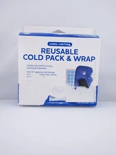 Long Lasting Reusable Cold Pack & Comfort Wrap, 12 " inch x 6 ", Blue- READ MORE