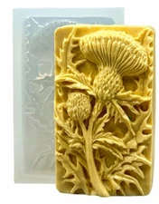 THISTLE SILICONE MOLD  for soap making and other crafts FLOWER