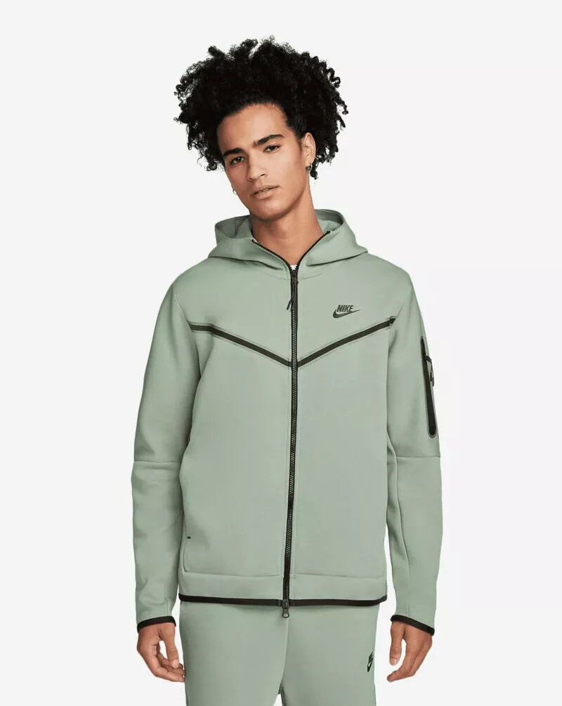 Size XL Nike Sportswear Tech Fleece Full-Zip Hoodie Mica Green CU4489-330  Men's