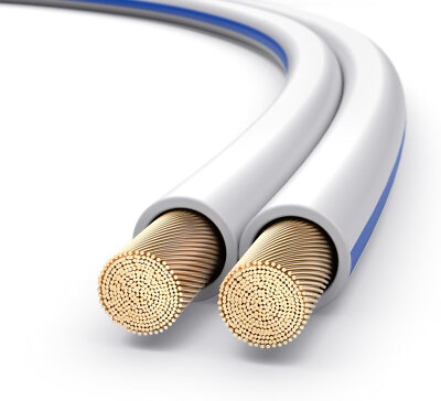 PureLink Lautsprecherkabel OFC 2x4,00mm² 25m weiß Referenzklasse Hifi Audio