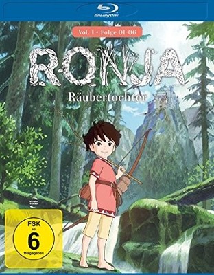 RONJA RÄUBERTOCHTER - VOL.1, FOLGE 1-6  BD   BLU-RAY NEU 